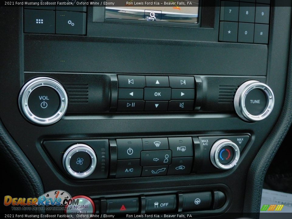 Controls of 2021 Ford Mustang EcoBoost Fastback Photo #17