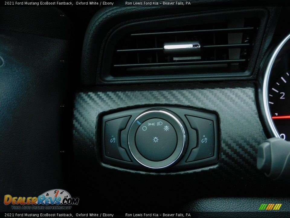 Controls of 2021 Ford Mustang EcoBoost Fastback Photo #18