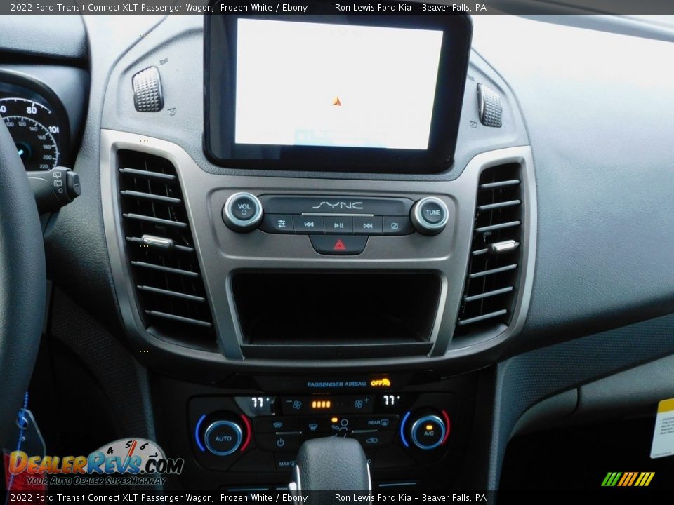 2022 Ford Transit Connect XLT Passenger Wagon Frozen White / Ebony Photo #16