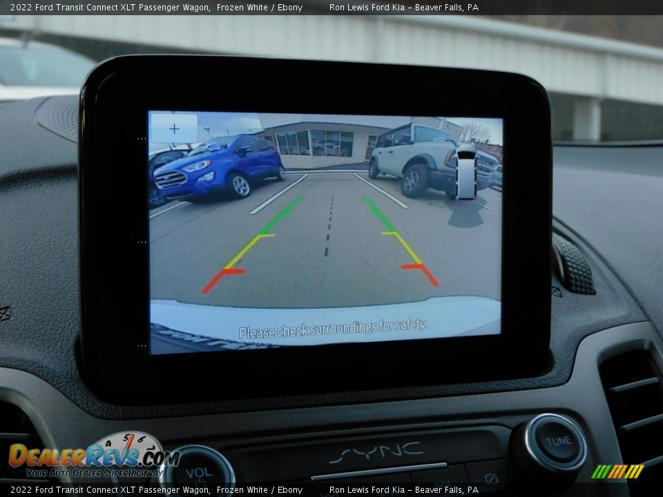 2022 Ford Transit Connect XLT Passenger Wagon Frozen White / Ebony Photo #17