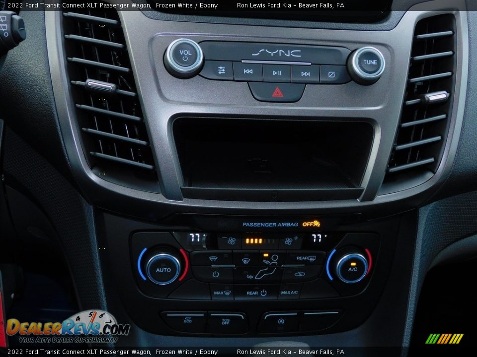 2022 Ford Transit Connect XLT Passenger Wagon Frozen White / Ebony Photo #18