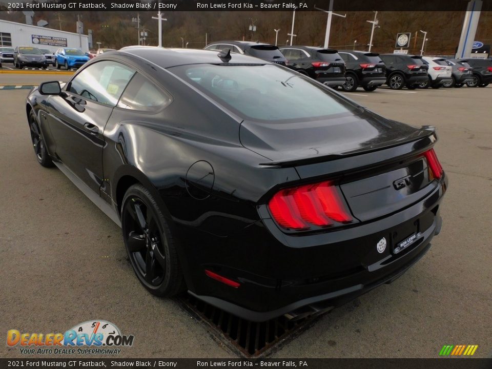 2021 Ford Mustang GT Fastback Shadow Black / Ebony Photo #5