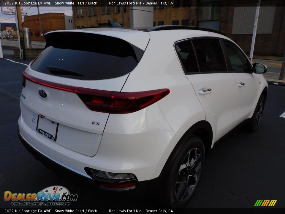 2022 Kia Sportage EX AWD Snow White Pearl / Black Photo #2