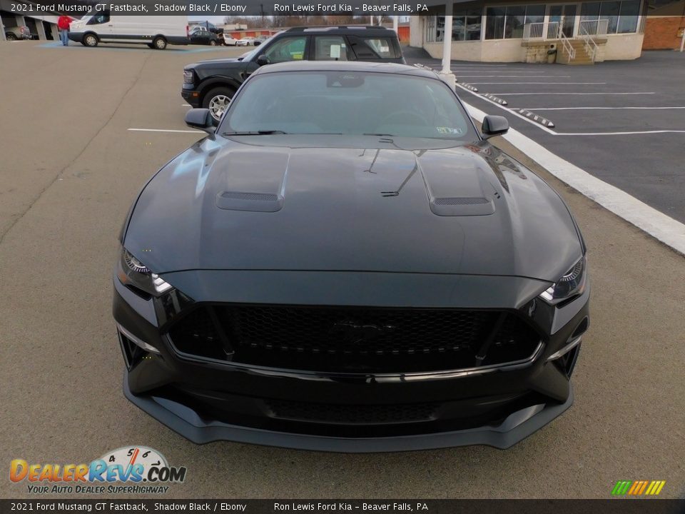 2021 Ford Mustang GT Fastback Shadow Black / Ebony Photo #8