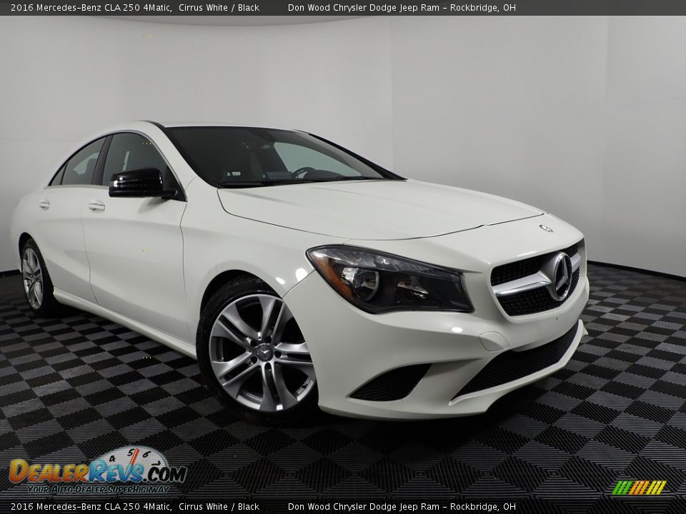 2016 Mercedes-Benz CLA 250 4Matic Cirrus White / Black Photo #3