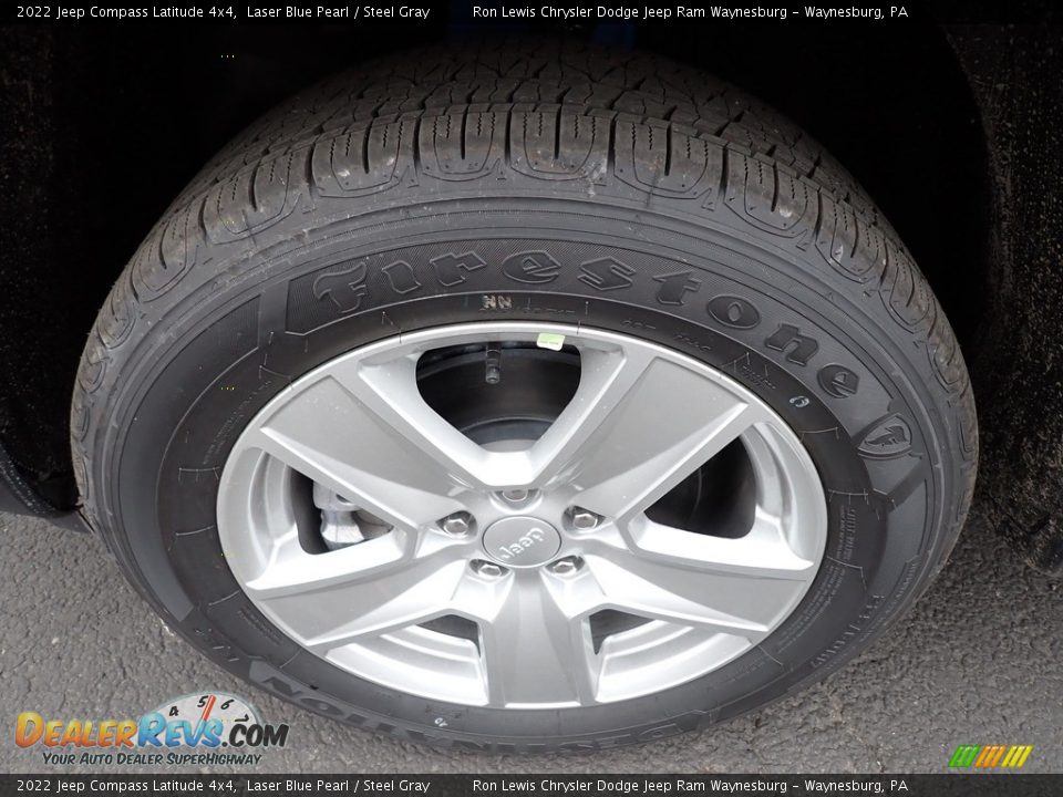 2022 Jeep Compass Latitude 4x4 Laser Blue Pearl / Steel Gray Photo #10