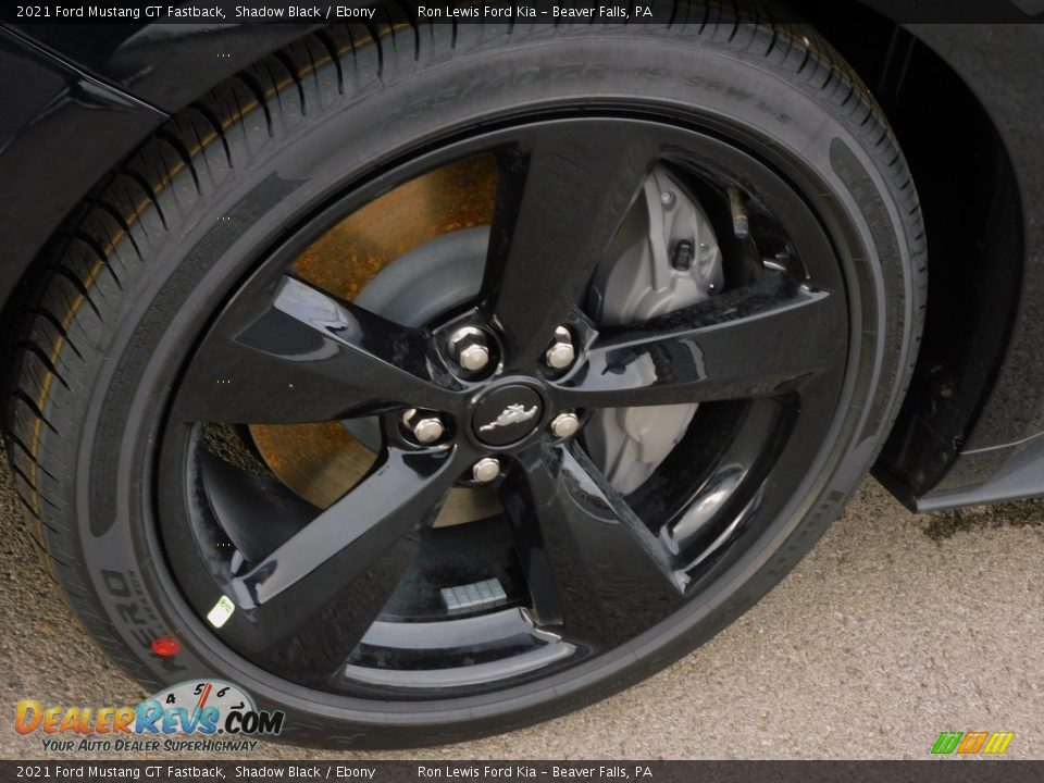 2021 Ford Mustang GT Fastback Shadow Black / Ebony Photo #10