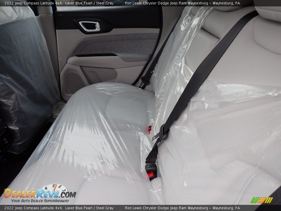 2022 Jeep Compass Latitude 4x4 Laser Blue Pearl / Steel Gray Photo #12