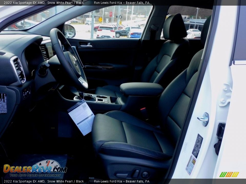 2022 Kia Sportage EX AWD Snow White Pearl / Black Photo #11