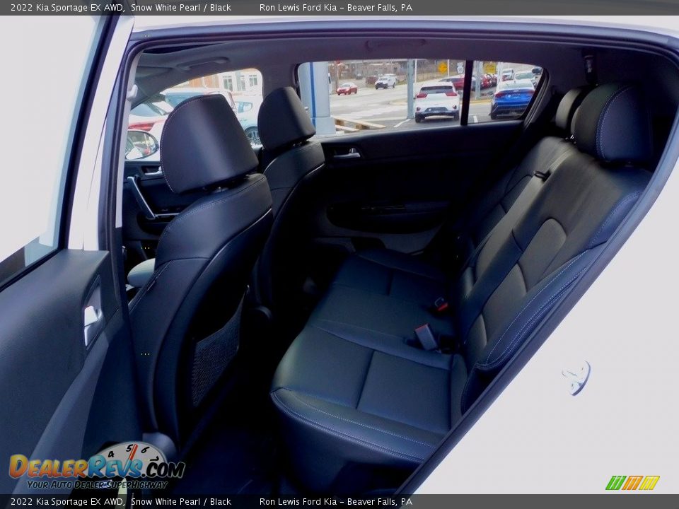 2022 Kia Sportage EX AWD Snow White Pearl / Black Photo #12