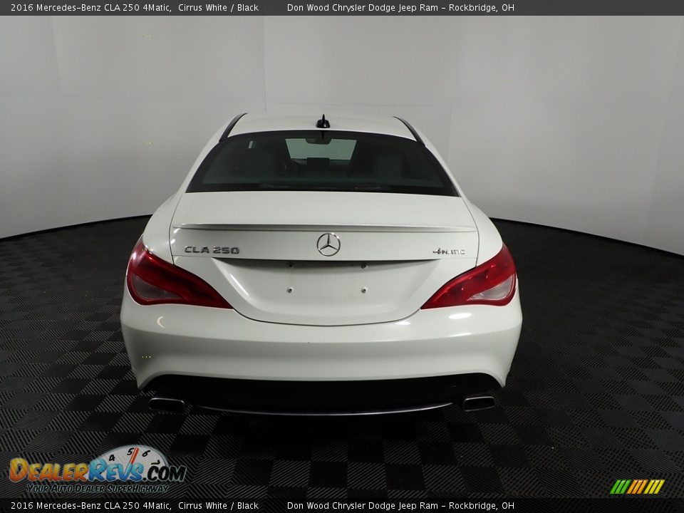 2016 Mercedes-Benz CLA 250 4Matic Cirrus White / Black Photo #11