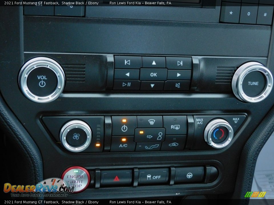 Controls of 2021 Ford Mustang GT Fastback Photo #18
