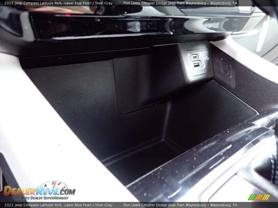 2022 Jeep Compass Latitude 4x4 Laser Blue Pearl / Steel Gray Photo #18