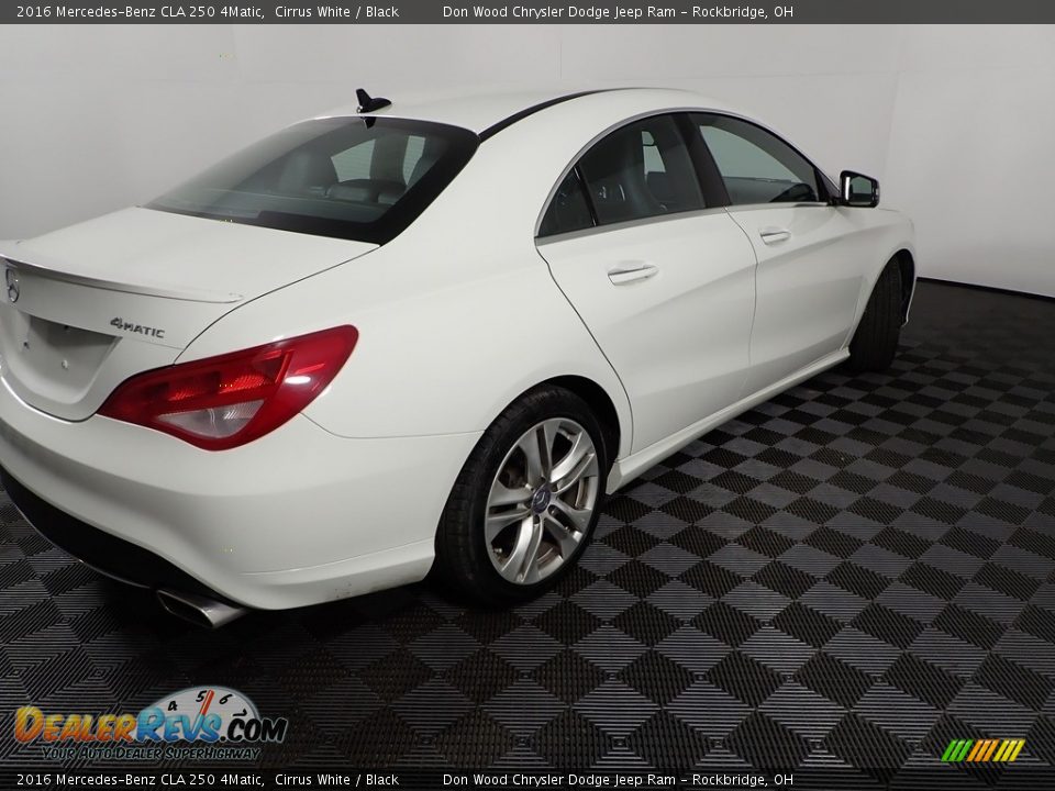 2016 Mercedes-Benz CLA 250 4Matic Cirrus White / Black Photo #14