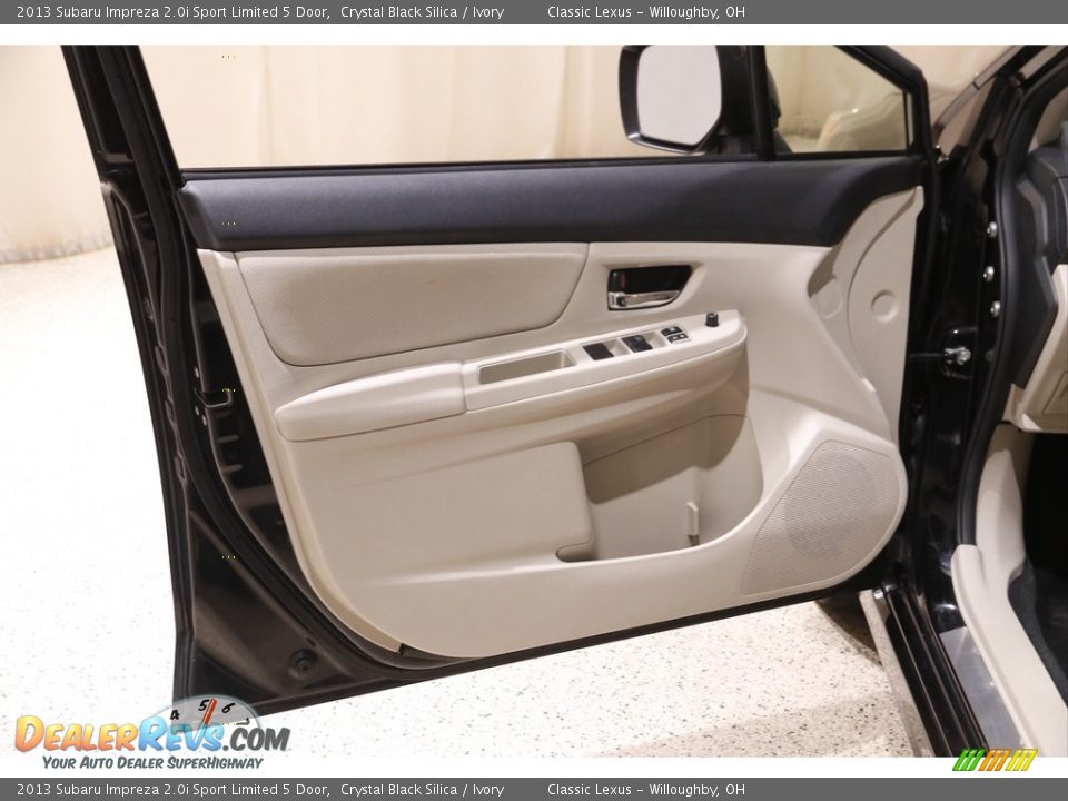 2013 Subaru Impreza 2.0i Sport Limited 5 Door Crystal Black Silica / Ivory Photo #4