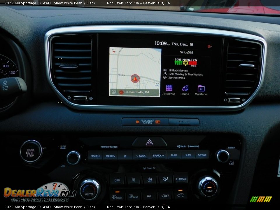 2022 Kia Sportage EX AWD Snow White Pearl / Black Photo #16