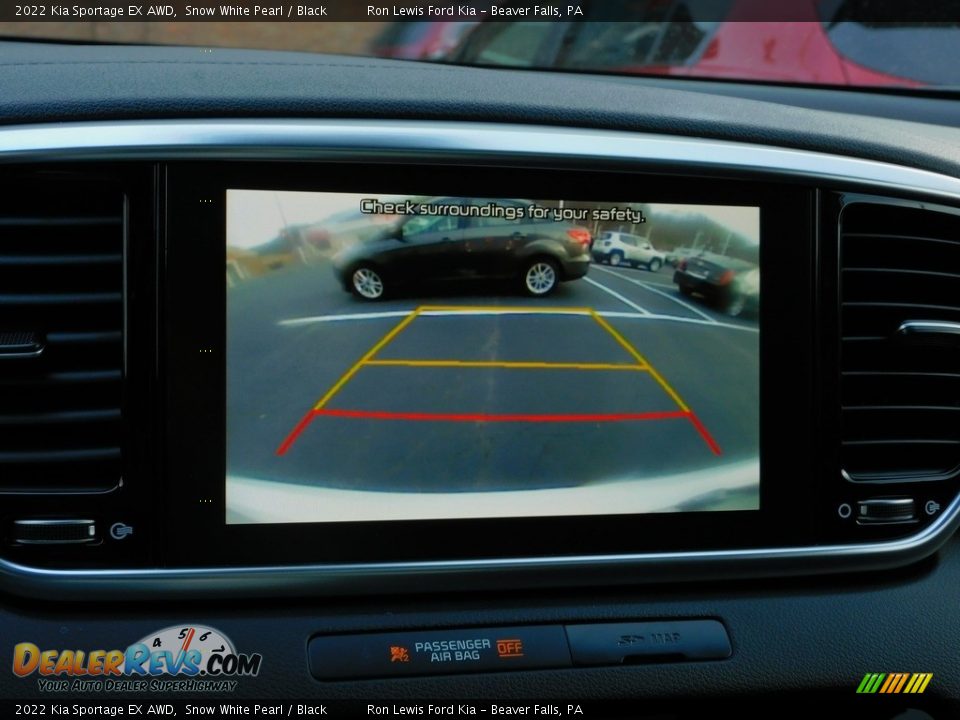 2022 Kia Sportage EX AWD Snow White Pearl / Black Photo #17