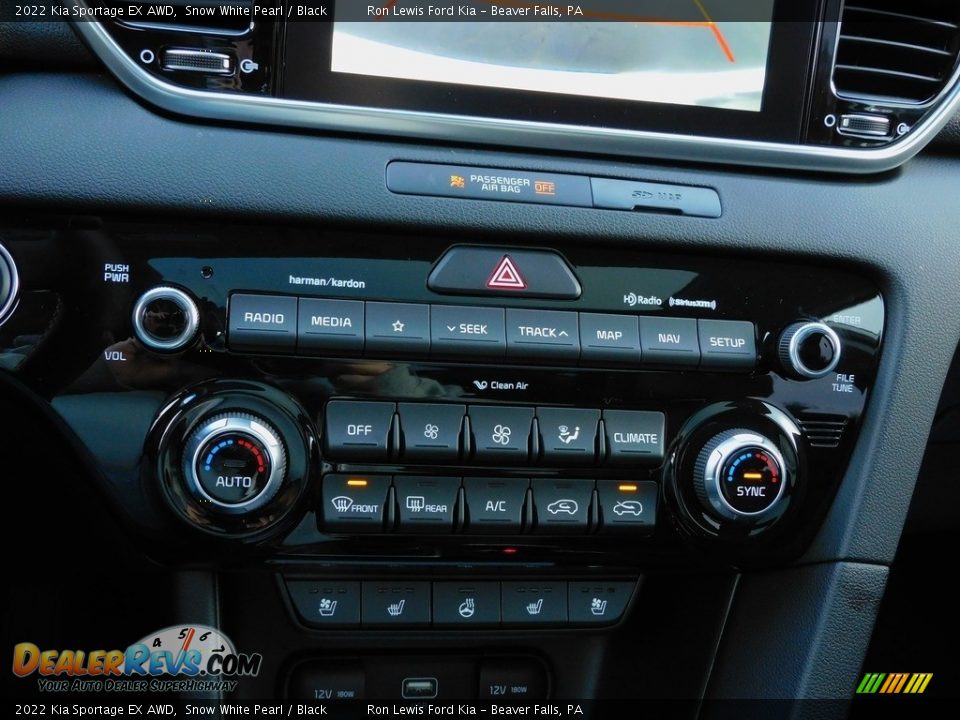 2022 Kia Sportage EX AWD Snow White Pearl / Black Photo #18