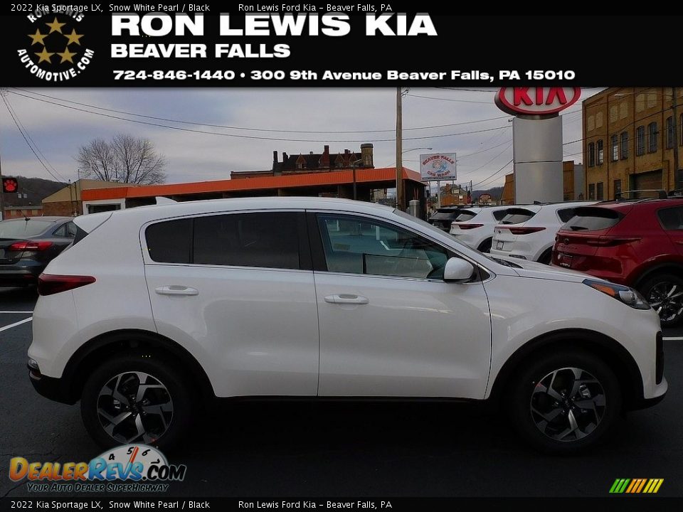 2022 Kia Sportage LX Snow White Pearl / Black Photo #1