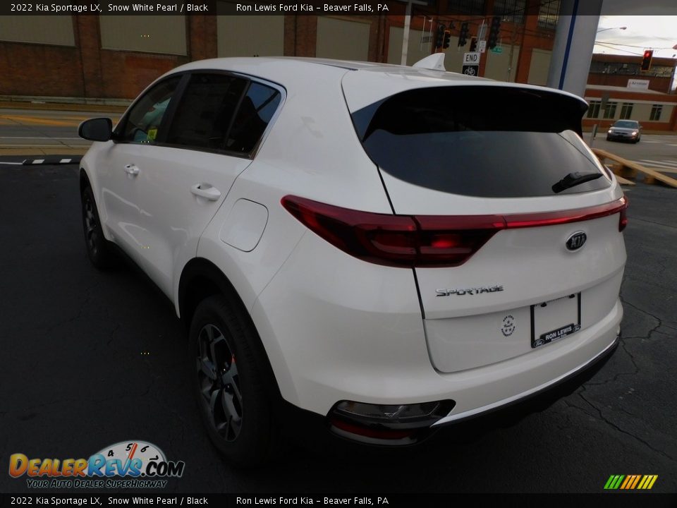 2022 Kia Sportage LX Snow White Pearl / Black Photo #5