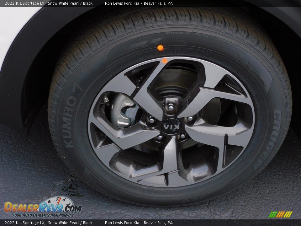 2022 Kia Sportage LX Snow White Pearl / Black Photo #10