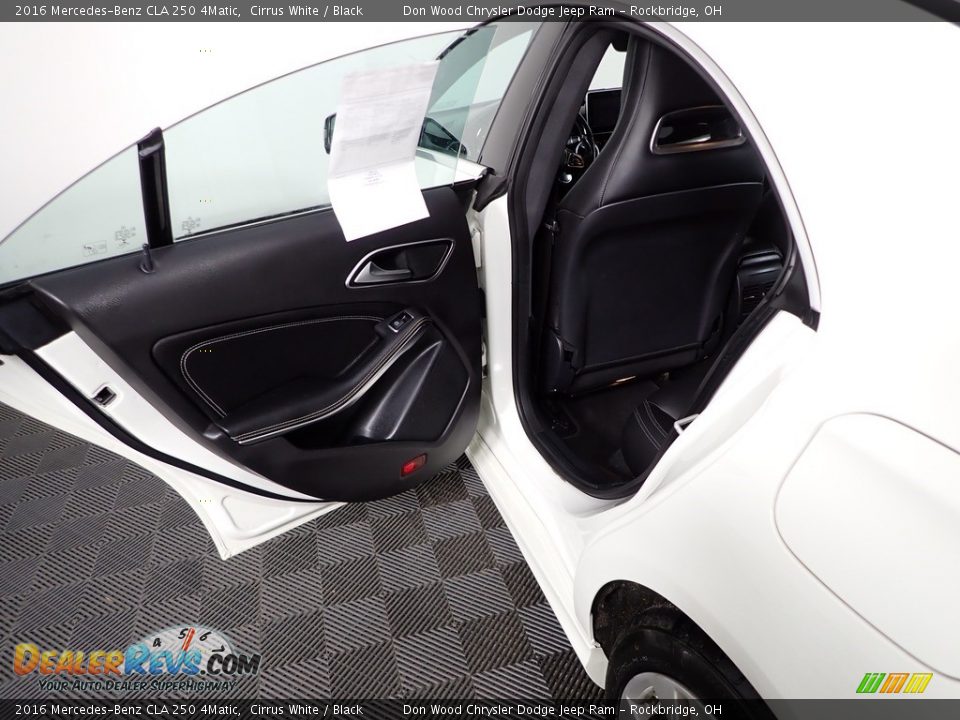 2016 Mercedes-Benz CLA 250 4Matic Cirrus White / Black Photo #29