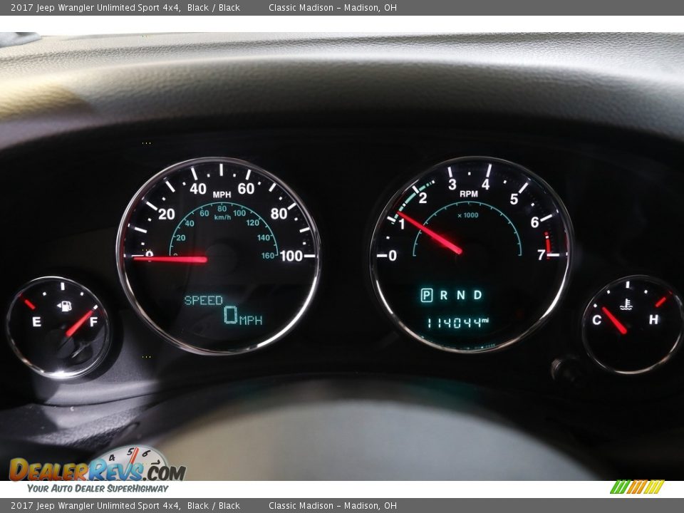 2017 Jeep Wrangler Unlimited Sport 4x4 Black / Black Photo #8