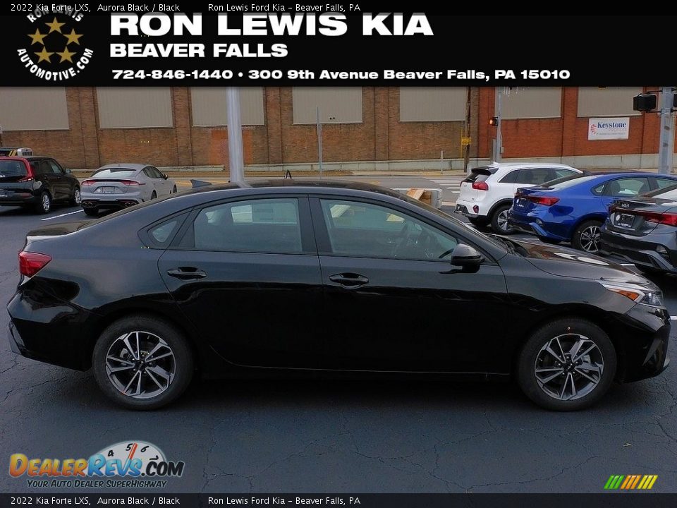 2022 Kia Forte LXS Aurora Black / Black Photo #1