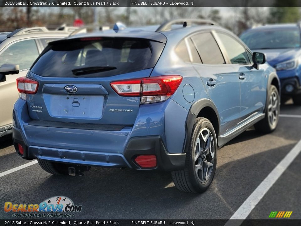 2018 Subaru Crosstrek 2.0i Limited Quartz Blue Pearl / Black Photo #3