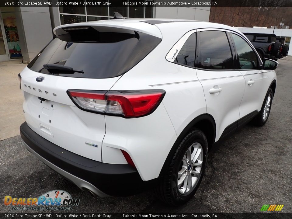 2020 Ford Escape SE 4WD Oxford White / Dark Earth Gray Photo #2