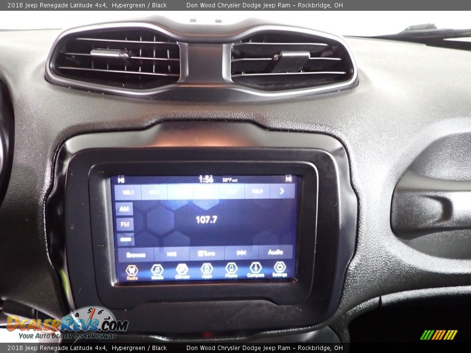 2018 Jeep Renegade Latitude 4x4 Hypergreen / Black Photo #4