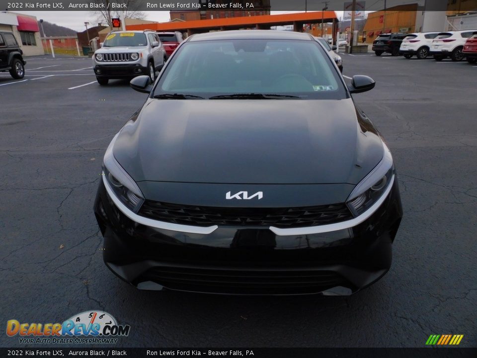 2022 Kia Forte LXS Aurora Black / Black Photo #8
