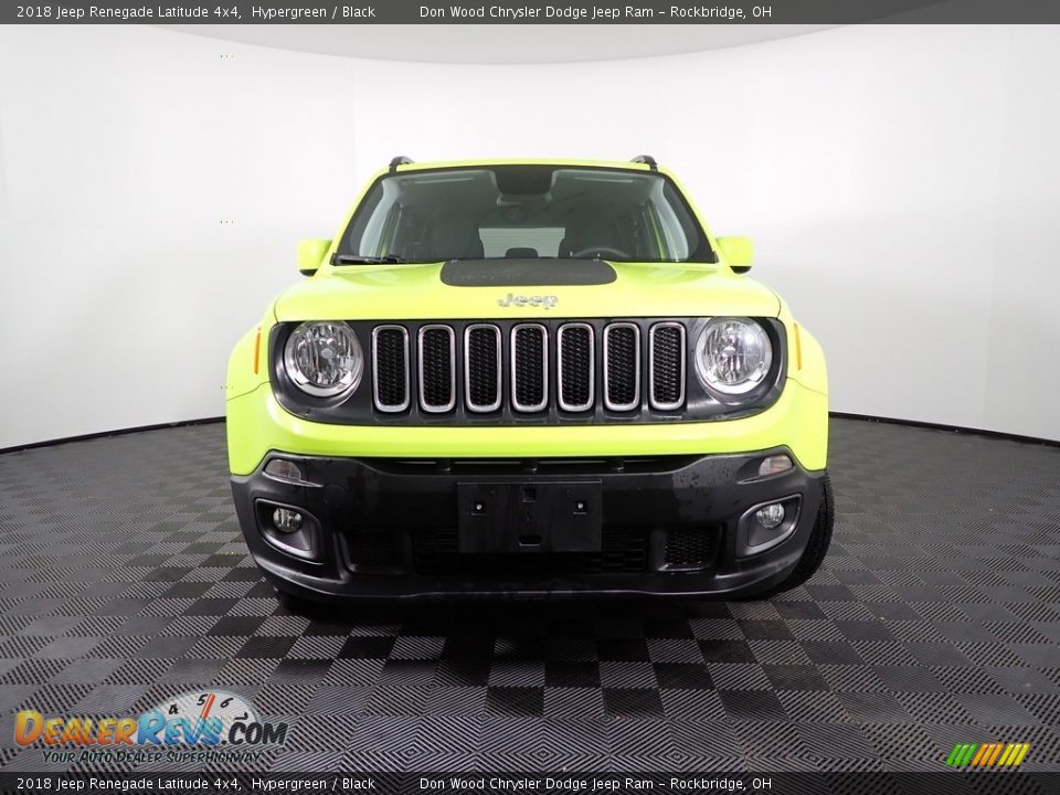 2018 Jeep Renegade Latitude 4x4 Hypergreen / Black Photo #6
