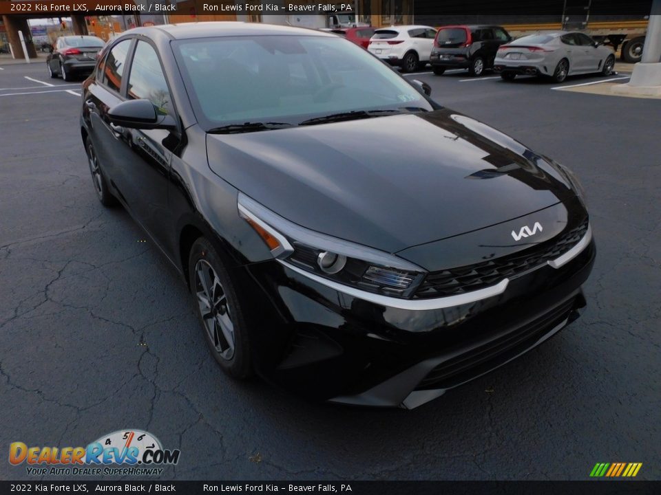 2022 Kia Forte LXS Aurora Black / Black Photo #9