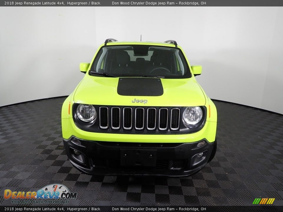2018 Jeep Renegade Latitude 4x4 Hypergreen / Black Photo #7