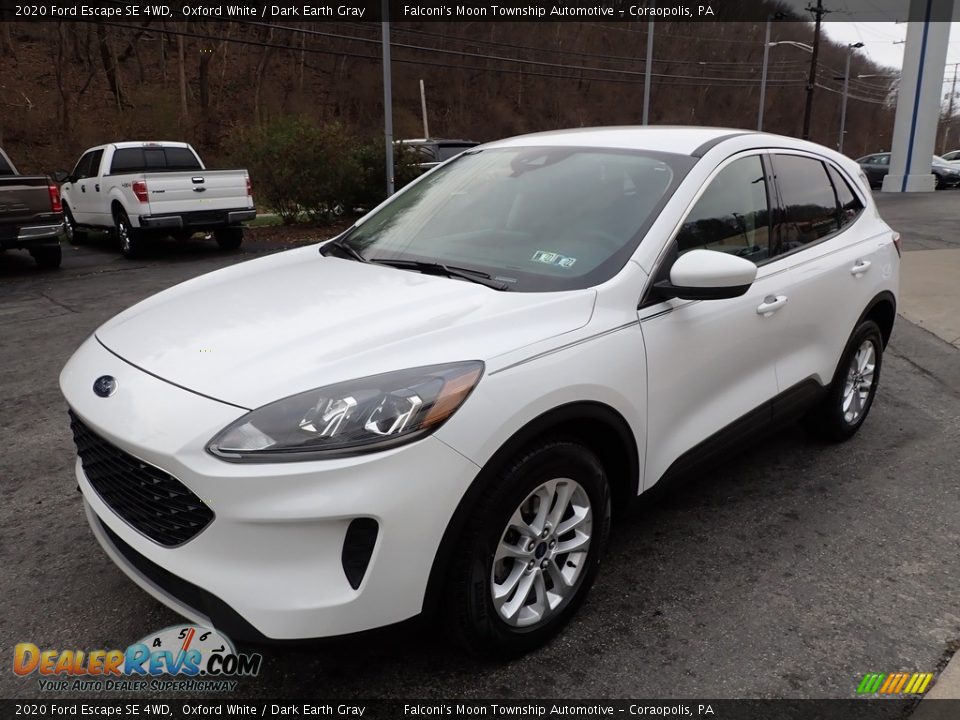2020 Ford Escape SE 4WD Oxford White / Dark Earth Gray Photo #7