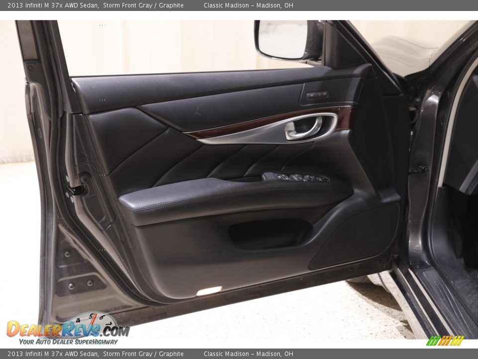 2013 Infiniti M 37x AWD Sedan Storm Front Gray / Graphite Photo #4