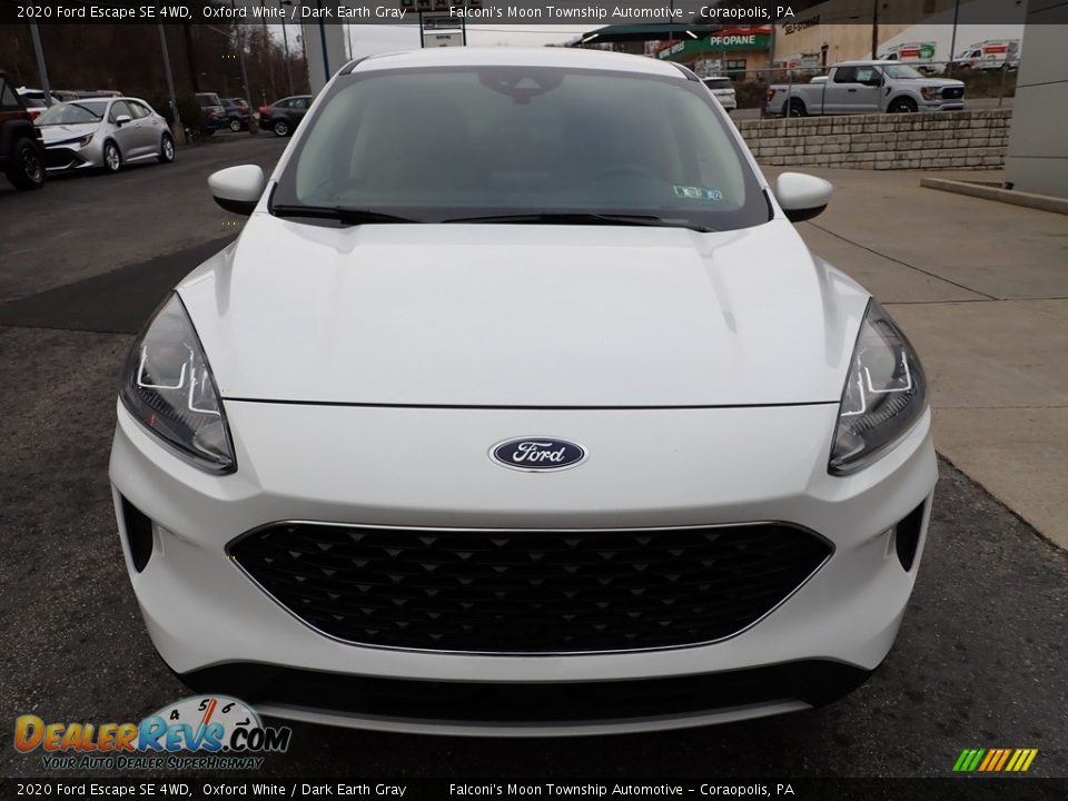2020 Ford Escape SE 4WD Oxford White / Dark Earth Gray Photo #8