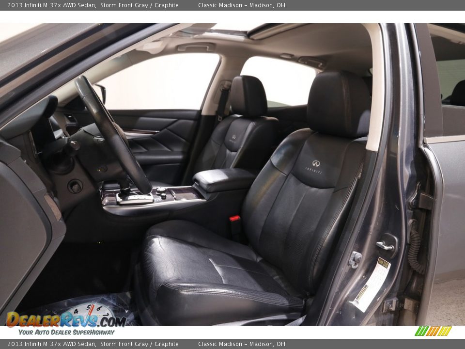 2013 Infiniti M 37x AWD Sedan Storm Front Gray / Graphite Photo #5