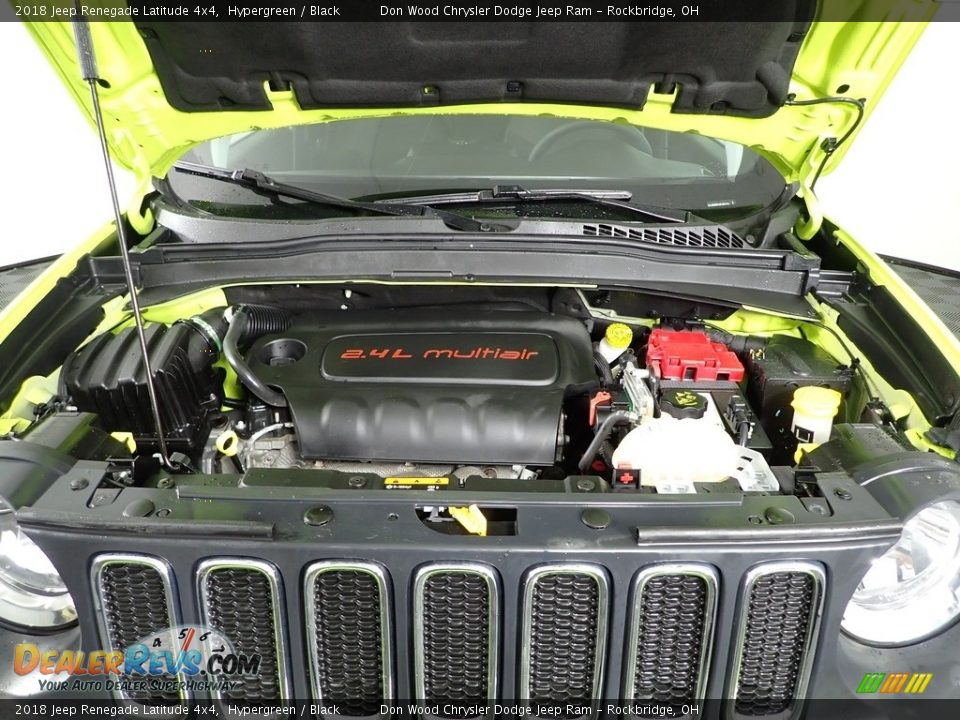 2018 Jeep Renegade Latitude 4x4 Hypergreen / Black Photo #9