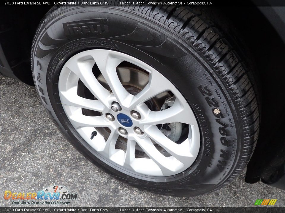 2020 Ford Escape SE 4WD Oxford White / Dark Earth Gray Photo #10