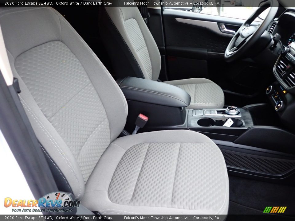 2020 Ford Escape SE 4WD Oxford White / Dark Earth Gray Photo #11