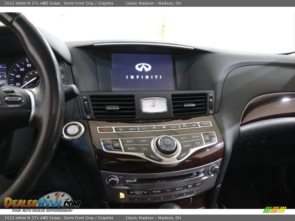 2013 Infiniti M 37x AWD Sedan Storm Front Gray / Graphite Photo #9