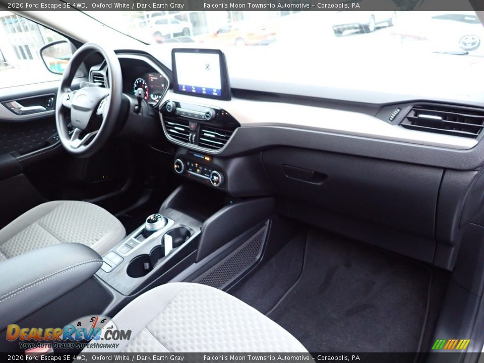 2020 Ford Escape SE 4WD Oxford White / Dark Earth Gray Photo #12