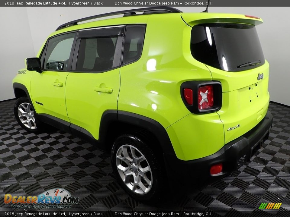 2018 Jeep Renegade Latitude 4x4 Hypergreen / Black Photo #12
