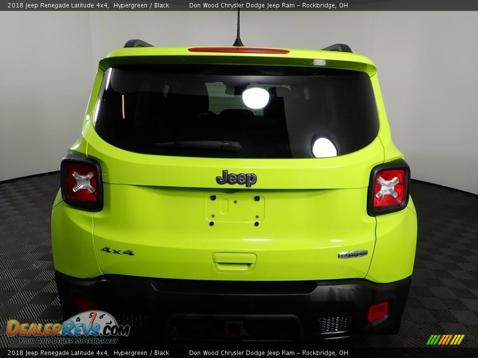 2018 Jeep Renegade Latitude 4x4 Hypergreen / Black Photo #13