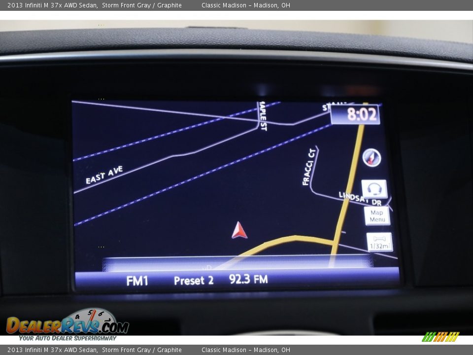 2013 Infiniti M 37x AWD Sedan Storm Front Gray / Graphite Photo #12