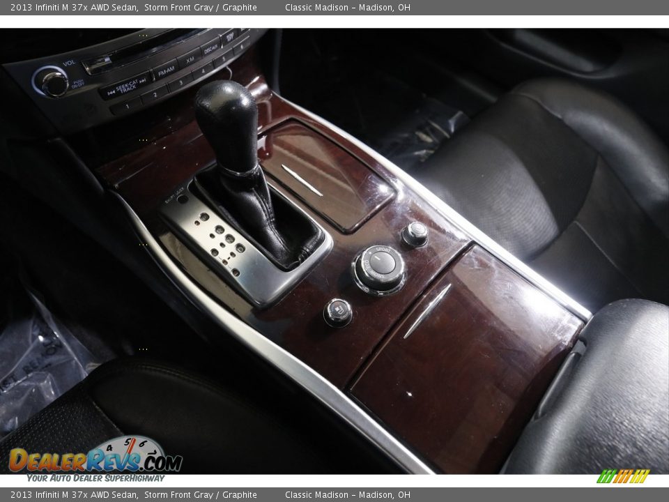 2013 Infiniti M 37x AWD Sedan Storm Front Gray / Graphite Photo #14