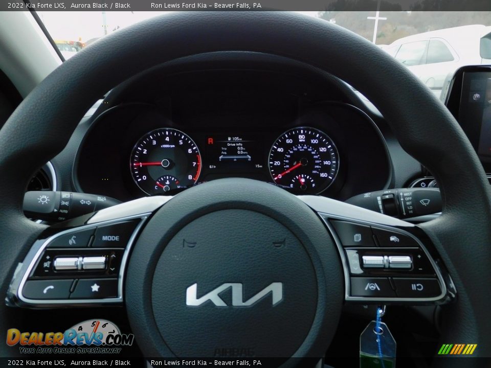2022 Kia Forte LXS Aurora Black / Black Photo #19