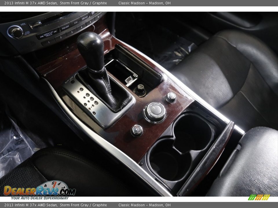 2013 Infiniti M 37x AWD Sedan Storm Front Gray / Graphite Photo #15